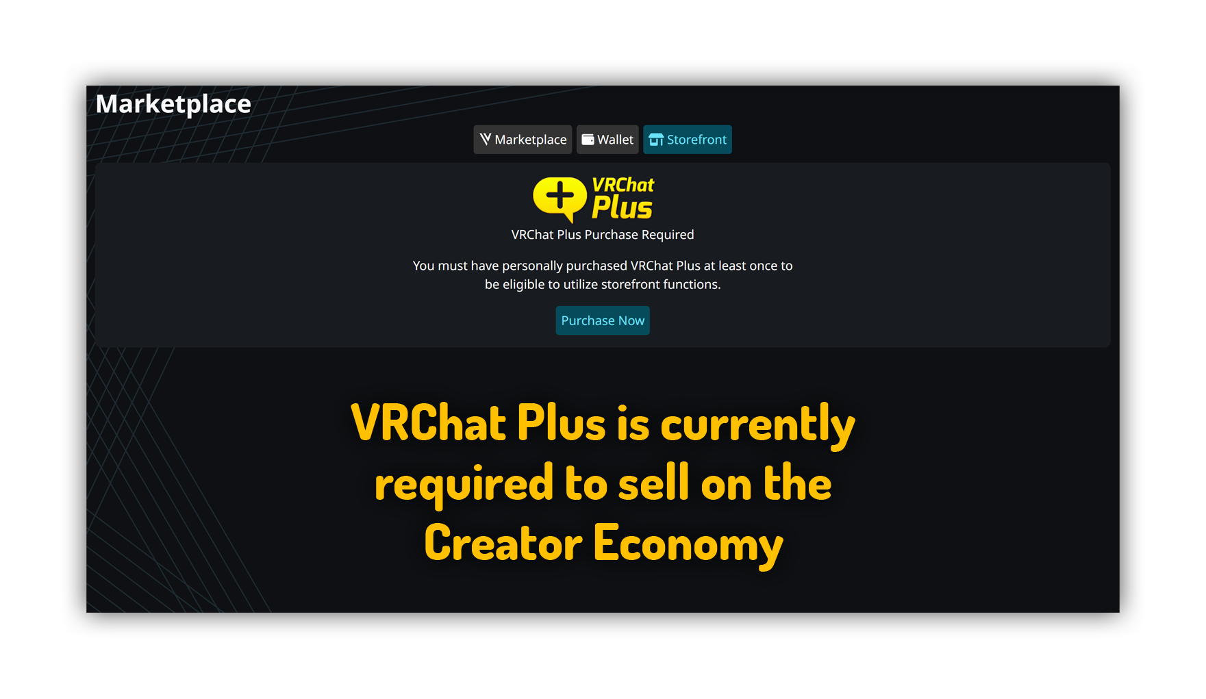 VRChat Plus Requirement