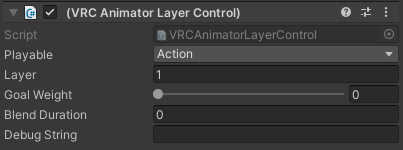 VRC Animator Layer Control component