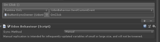 Triggering Custom Events from Unity UI controls