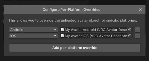 Per-Platform Overrides