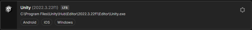 Unity Install with Android Module