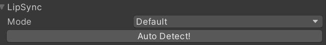 通常、'Auto Detect!' を押すだけで、VRChat アバターを音声に反応させるには十分です。