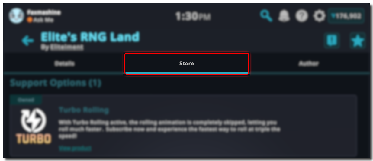 VRChat内でストアを確認します。 World store in VRChat
